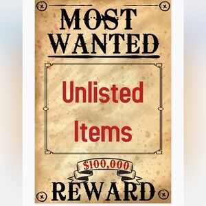 Unlisted Items